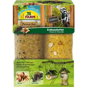 Pro ptáka 6x350g JR Garden Peanut Bar oříšky a bez