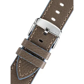 Řemínek na hodinky Kožený řemínek Morellato Paragliding 5394D14.029 M, hnědý