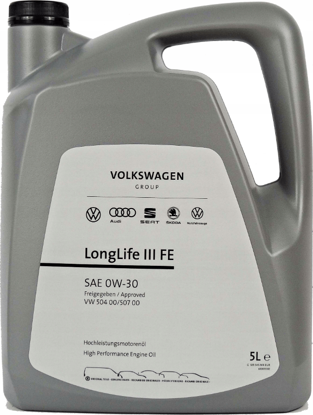 Volkswagen LongLife III FE 0W-30 5 l od 859 Kč - Zbozi.cz