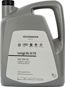 Motorový olej Volkswagen LongLife III FE 0W-30 5 l