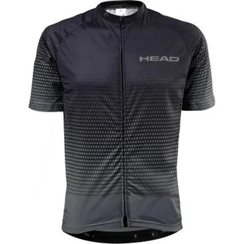 cyklistický dres Cyklistický dres CLASSIC pánský černá/šedá vel.M