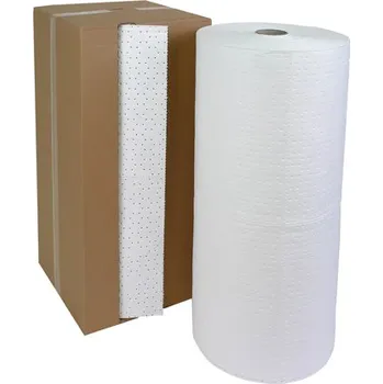 Sorbent Olejový sorpční koberec, lehký, MEDIUM, 80 cm × 50 m, 2x perforace