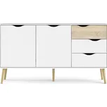 Bílá komoda 147x82x39 cm Oslo – Tvilum ID_1441185