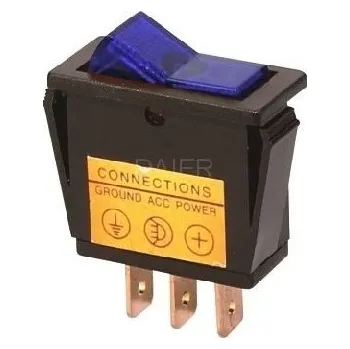 Přepínač ASW-25D modrý