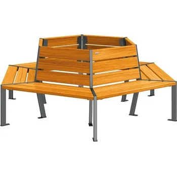 Zahradní lavice Stromová lavička Silaos dub 1000 mm + doprava zdarma