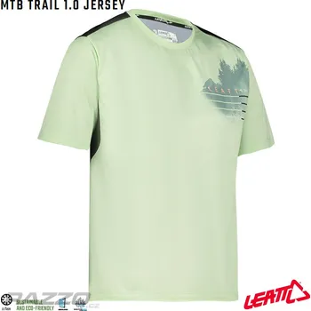 cyklistický dres Dres na kolo Leatt MTB 1.0 Trail Jersey Mist 2022 M