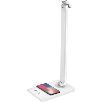 Lampička Nedes LED stolní lampička MEGGIE DL3304/B/W Bílá