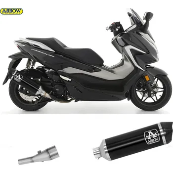 Výfuk pro motocykl Koncovka výfuku ARROW Urban Alu.Dark/C, Honda Forza / SH 350 Euro5 2021-> 53538AKN