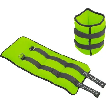 Zátěžové oblečení Neoprenová zátěž LIFEFIT® kotník/zápěstí S2 2x3,0kg, sv. zelená