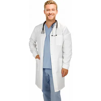 Zdravotnický oděv Pánský laboratorní plášť na knoflíky M32 (L)