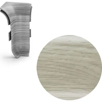 soklová lišta NOVÁK Vnitřní roh k soklové liště PVC dub Sparta 56x23 flexibilní NGOUE1