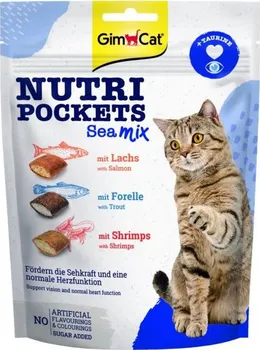 Pamlsek pro kočku GimCat Nutri Pockets Seamix 150 g