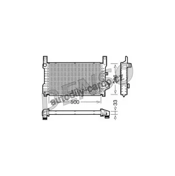 Chladič motoru Chladič motoru DENSO (DE DRM10036)
