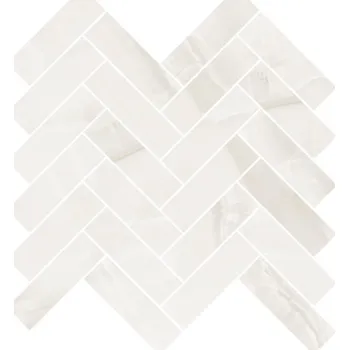 Obklad Extra Lisca Onice Bianco Levigato - dlaždice mozaika 28x28 bílá lesk EXT333L