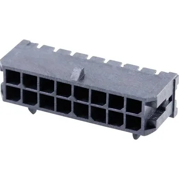 Elektrický konektor Molex vestavná pinová lišta (standardní) 16, rozteč 3 mm, 430451601, 1 ks Tray