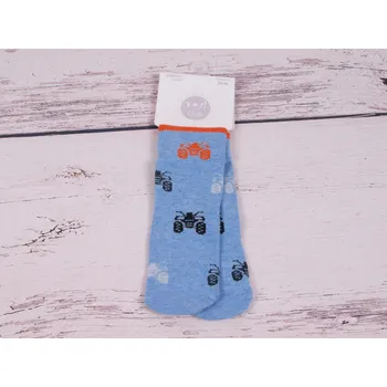 Ponožky YO modré se čtyřkolkami velikosti ponožek: 15-17 (EUR vel. 23-26)