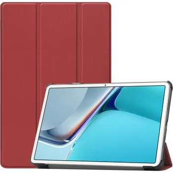 Pouzdro na tablet VSECHNONAMOBIL 33787 LEATHER zaklapovací obal Huawei MatePad 11 tmavočervený