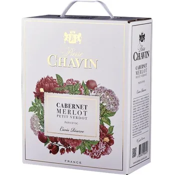Víno Akce ihned Chavin Cabernet Merlot BIB 3 l Cuvée Réserve bag in box