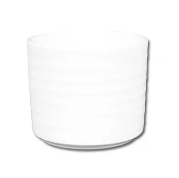 Obal na květináč Nohel Garden Wave válec 22 cm bílý matný