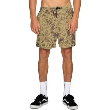 Pánské kraťasy KRAŤASY RUSTY PRINT OVERTONE 17 ELASTIC - hnědá - 36 + při osobním odběru 997 Kč