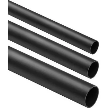 kabelová chránička STASIŃSKI SP. Z O.O. Pevná, hladká elektroinstalační trubka ČERNÁ CRL-18 2m (BALENÍ 25 kusů)