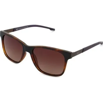 Sluneční brýle HIS 28100 hnědá mat, čočka hnědá gradál polarizovaná 3