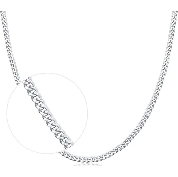 Řetízek Olivie Stříbrný 55cm řetízek rhodiovaný 4605 Ag 925; ≤1,6 g.