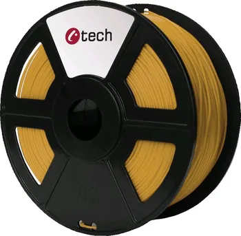 Struna k 3D tiskárně C-TECH PLA 1,75 mm 1 kg zlatá 