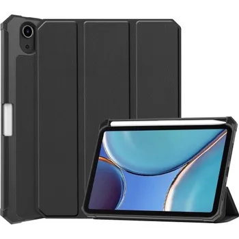 Pouzdro na tablet VSECHNONAMOBIL 34241 LEATHER zaklapovací obal Apple iPad mini 2021 / iPad mini 2024 černý