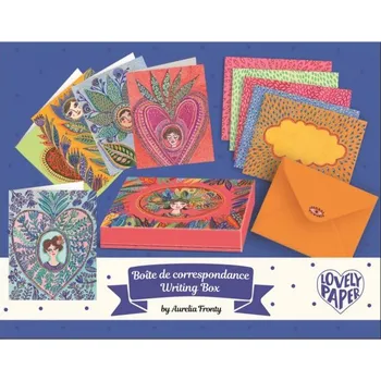 kreativní sada Djeco Sada designových přáníček s obálkami Aurélie