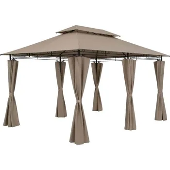 Topas zahradní altán 3 x 4 x 2,95 m, taupe