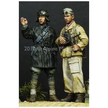 Plastikový model Alpine Miniatures 1/35 A Conversation in the Desert (2 Figures)