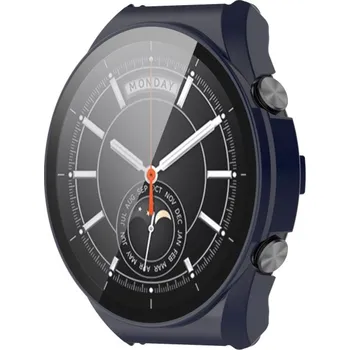 VSECHNONAMOBIL 39902 Plastový kryt s ochranným sklem pro Xiaomi Watch S1 tmavomodrý