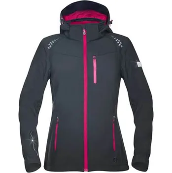 pracovní bunda Bunda Ardon FLORET dámská softshellová černá/růžová M