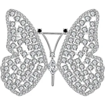 Brož Brož zářivá motýl, motýlek Zlatá