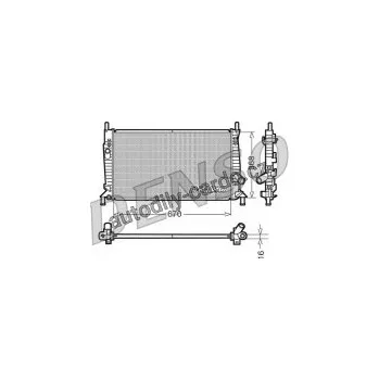 Chladič motoru Chladič motoru DENSO (DE DRM10075)