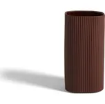 Váza Facade Vase Dark Terracotta 22 cm