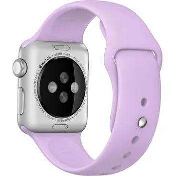 VSECHNONAMOBIL 24921 RUBBER řemínek Apple Watch Ultra 1 / 2 / 3 (49mm) / 9 / 8 / 7 (45mm) / 6 / SE / 5/4 (44 mm) / 3/2/1 (42 mm) fialový