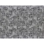 Balta Bytový koberec Monara 2350 - metráž, šedý Šíře role: 4 m Vzorek zdarma