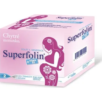 Chytré miminko superfolin 2 MAMA 60 tablet + 60 kapslí - balení 2 ks