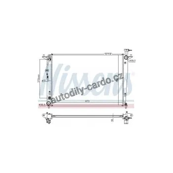 Chladič motoru Chladič motoru NISSENS 675035