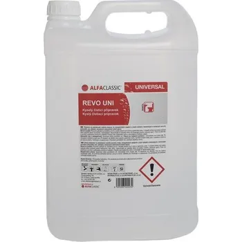 Čisticí prostředek do koupelny ALFA CLASSIC Revo Uni na rez a vodní kámen 5 l