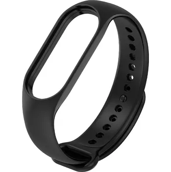 Sportovní měřič JBMB Náhradní náramek Mi Band 7/6/5 jednobarevný Barva: Černá, Pro Přístroj: Xiaomi Mi band 5/6/7