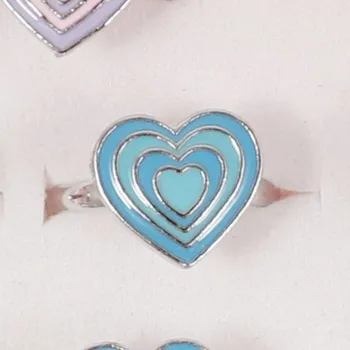 Ozdoba do vlasů Prstýnek se srdíčkem Barva: modrá