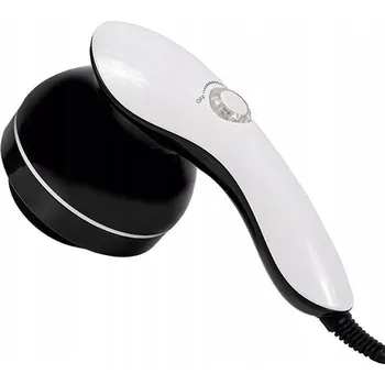 Masážní přístroj Multifunkční vibrační masér 9v1 s infrazářičem bílý/černý