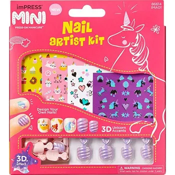 Umělé nehty KISS imPRESS Kids samolepicí nehty pro děti