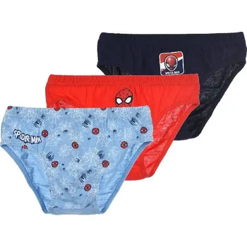 Trojbalení slipů Marvel Spider-Man - modrá/červená/modrá Velikost: 92/98