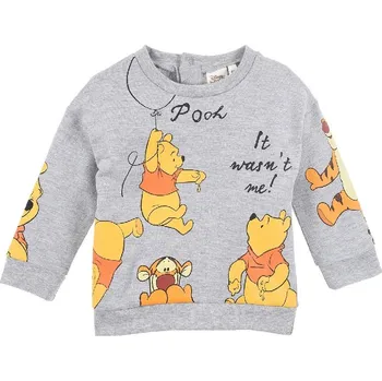Chlapecká mikina Šedá kojenecká mikina Winnie the Pooh Velikost: 86