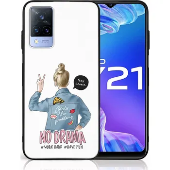 Selfie tyč VSECHNONAMOBIL 41838 MY ART Silikonový obal Vivo Y21/Y21s/Y33s NO DRAMA (138)