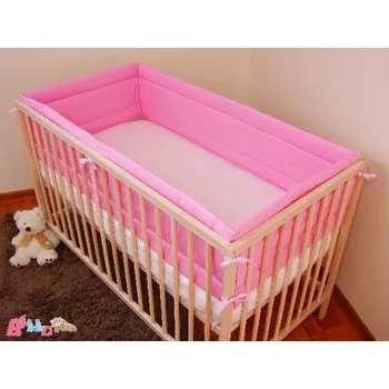 Dětská zábrana Ochranný mantinel 360 cm růžový